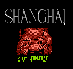 Shanghai (Japan) Title Screen